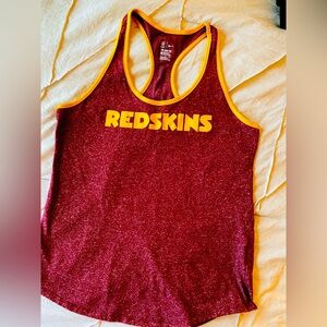 Nike Redskins Maroon and Yellow Tank Top
